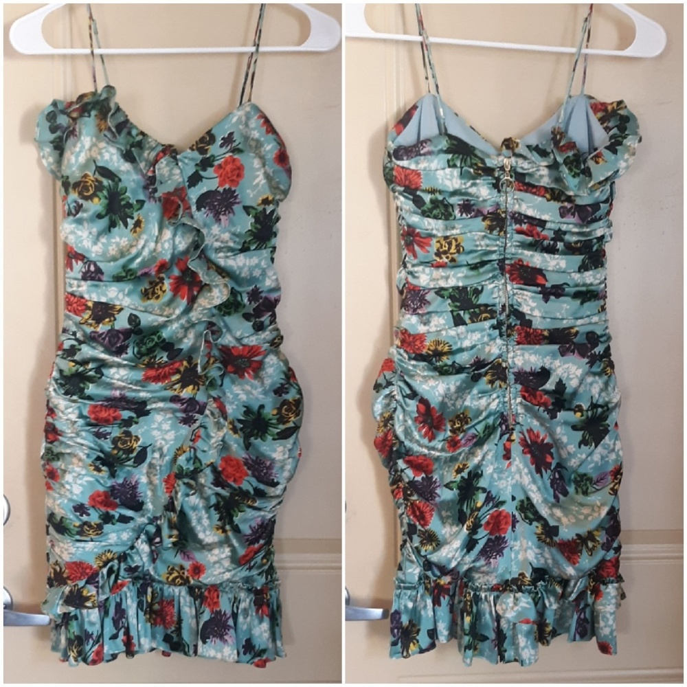 SOLD🍨🍰BETSEY JOHNSON SILK DRESS - Picture 2 of 8